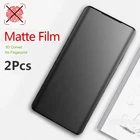 Защитная пленка для iPhone 12 11 Pro XS Max 12 Mini X XR 7 8 6 6S Plus SE 2020, матовая Гидрогелевая, с защитой от синего света, 2 шт.
