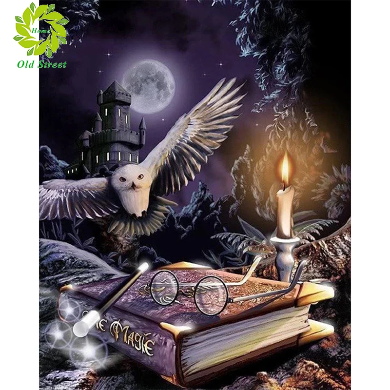 

Старый уличный фонарь, для домашнего использования, с рисунком в виде бриллиантов Вышивка крестом Алмазная вышивка мозаика Алмазный украше...