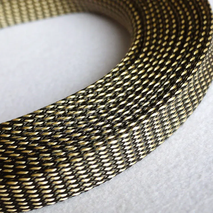 8 метров 16 мм Кабельные муфты шифрование ПЭТ змеиная сетка 3 провода Защитная