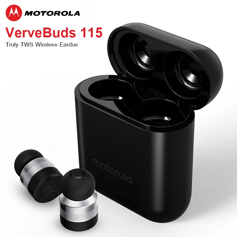 Motorola VerveBuds 115 настоящие беспроводные TWS наушники с 6 мм металлическим блоком Bluetooth 5