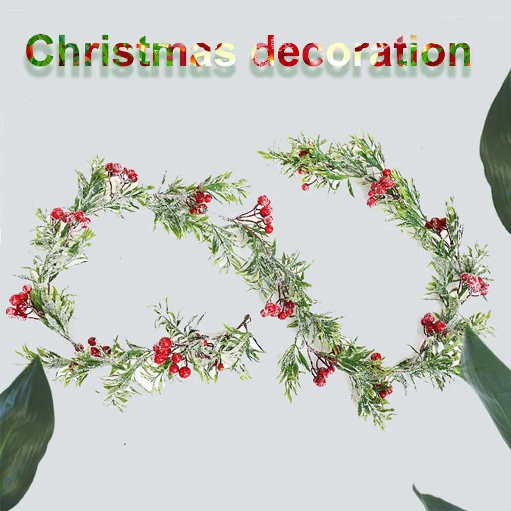 Вечерние искусственные двери Рождественский венок украшение для дома висячая
