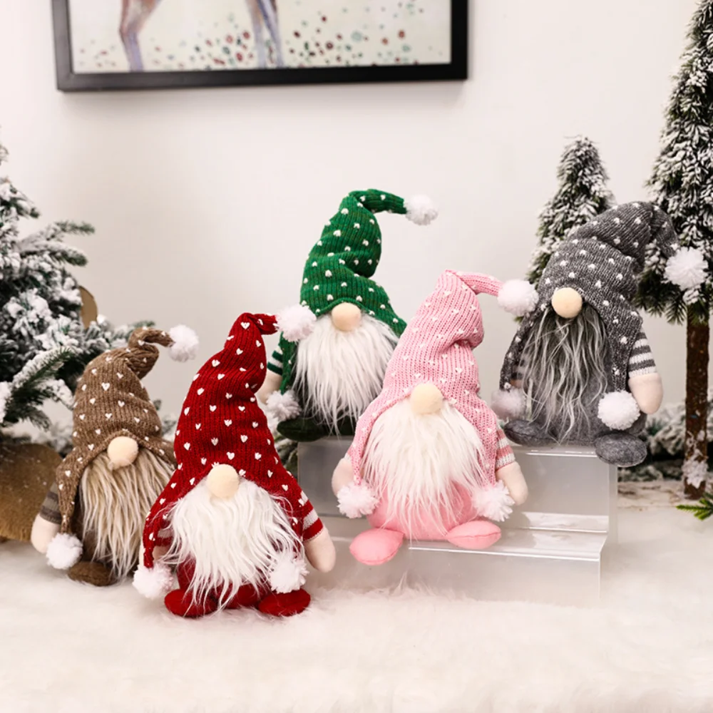 

Christmas Faceless Doll Decorations for Home Cristmas Ornament Xmas Snowman Elk Santa Snowman Decoration Kids New Year Gift 2021