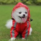 Светоотражающий плащ для собак, летняя водонепроницаемая одежда для домашних животных, Прочный Комбинезон, куртка для Йорка, пуделя, бишона, бульдога, зоотовары