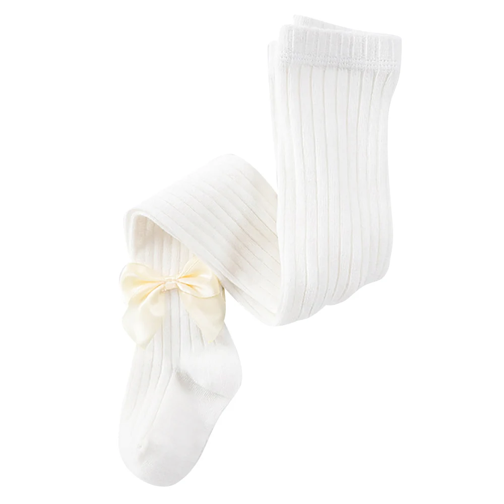 2019 г. Колготки для малышей на осень и зиму детские чулки в рубчик девочек