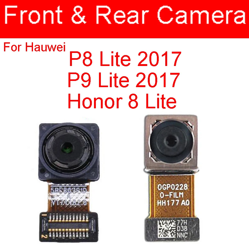 Фронтальная задняя камера для Huawei P9 Lite 2017 Honor 8 маленькая лицевая и большая
