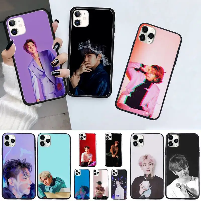 

EXO BAEK HYUN kpop singer Phone Case For iphone 12 11 13 7 8 6 s plus x xs xr pro max mini shell