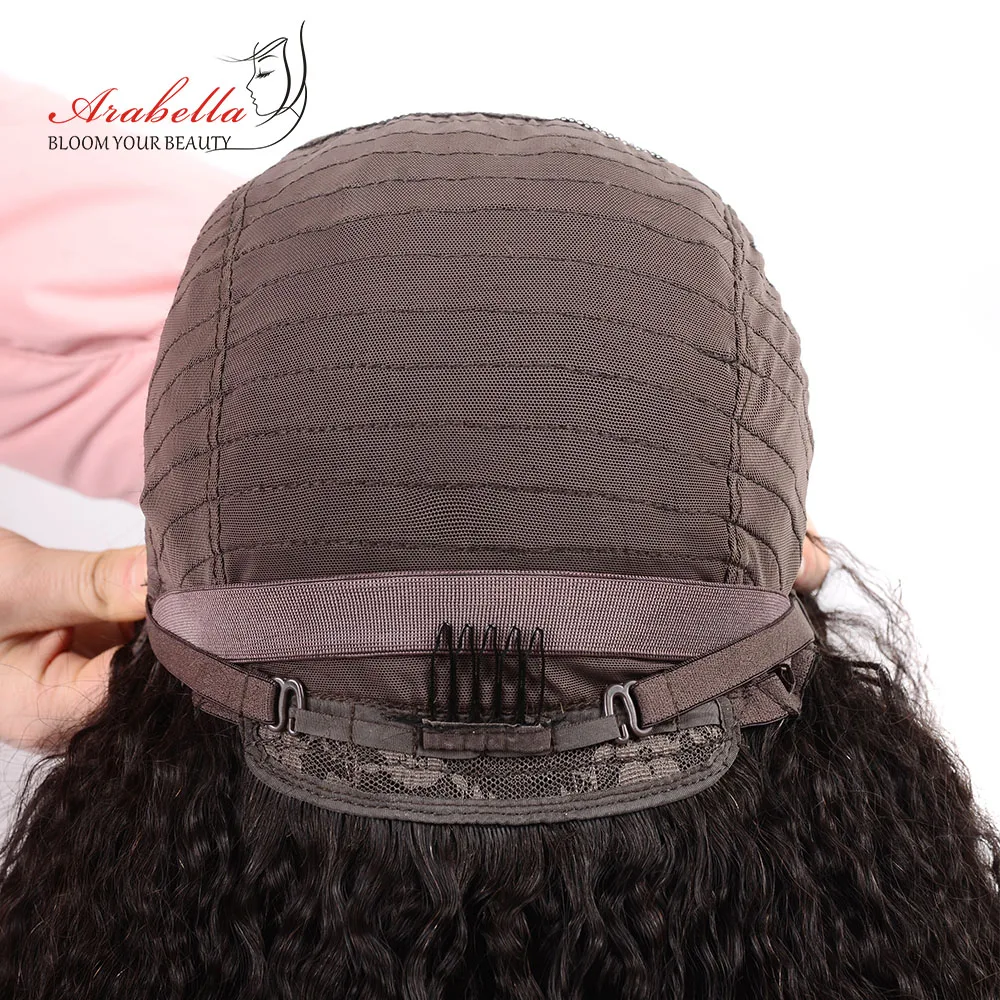 Перуанский парик на кружевной основе 100% человеческие волосы u-часть 150% плотность