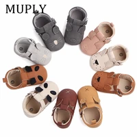 new 10 colors cute animal print first walkers soft sole pu leather crib girls boys sneakers strap baby shoes for drop shipping