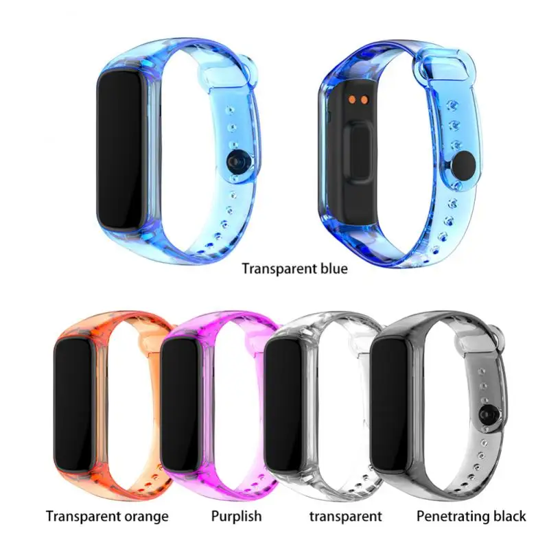 

Transparent For Strap Samsung Galaxy Fit 2 Silicone Bracelet Replacement Watchband Wrist Strap For SM-220 Galaxy Fit 2 Strap