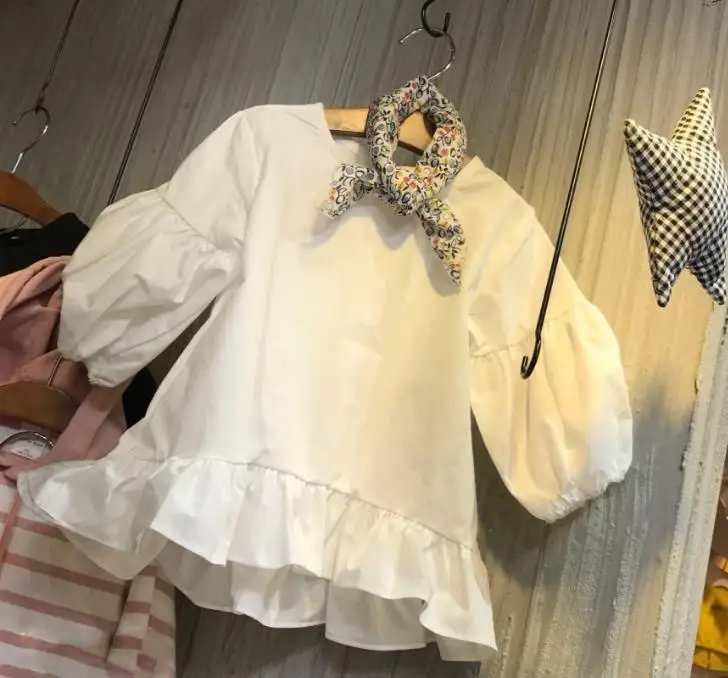 Брендовая детская одежда с длинными рукавами футболка из хлопка принтом