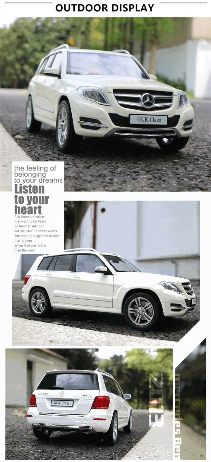 Welly 1:18 Mercedes GLK внедорожник vehi сплав модель автомобиля Моделирование Украшение автомобиля коллекция Подарочная игрушка Литье под давлением модель игрушка для мальчиков
