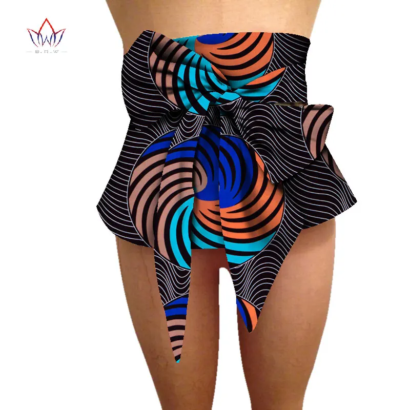 Японский винтажный хлопковый широкий пояс BRW с принтом Женский Уникальный