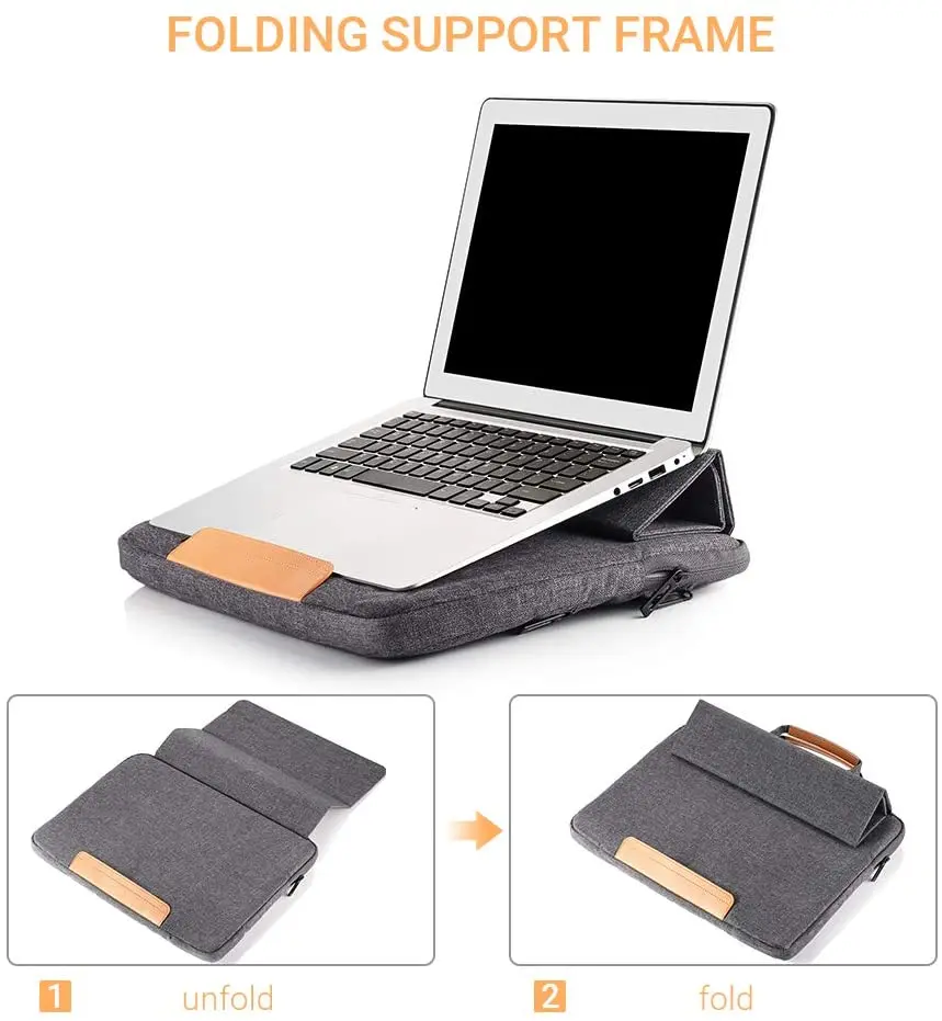 Водонепроницаемый чехол для ноутбука 13 3 дюймов с функцией подставки|Чехлы