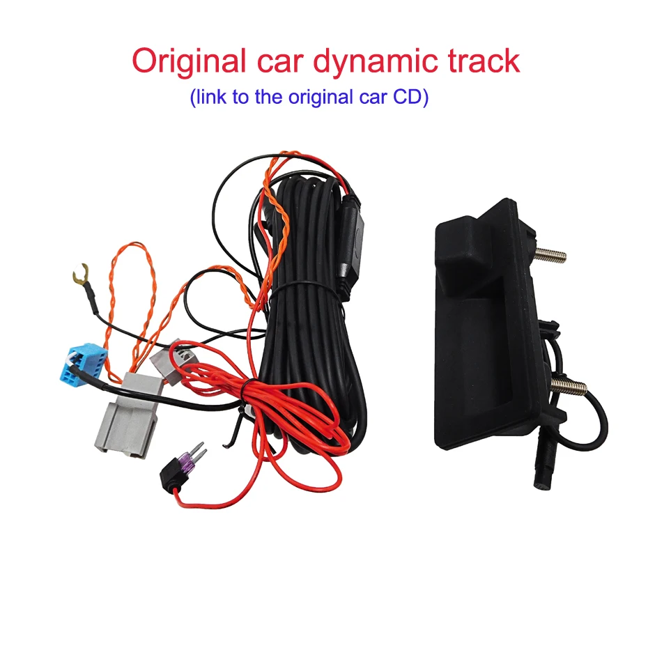 Для Audi/A4/A5/S5/Q3/Q5/VW/Passat B6 B7/Tiguan/Golf 5 6 7/sharan/Jetta/Touareg CCD HD Автомобильный багажник ручка треков камера заднего вида