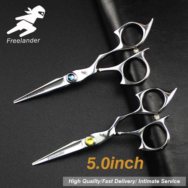 

5.0 inch Professional hair Barber scissors set straight scissors and curved pieces hair care & styling