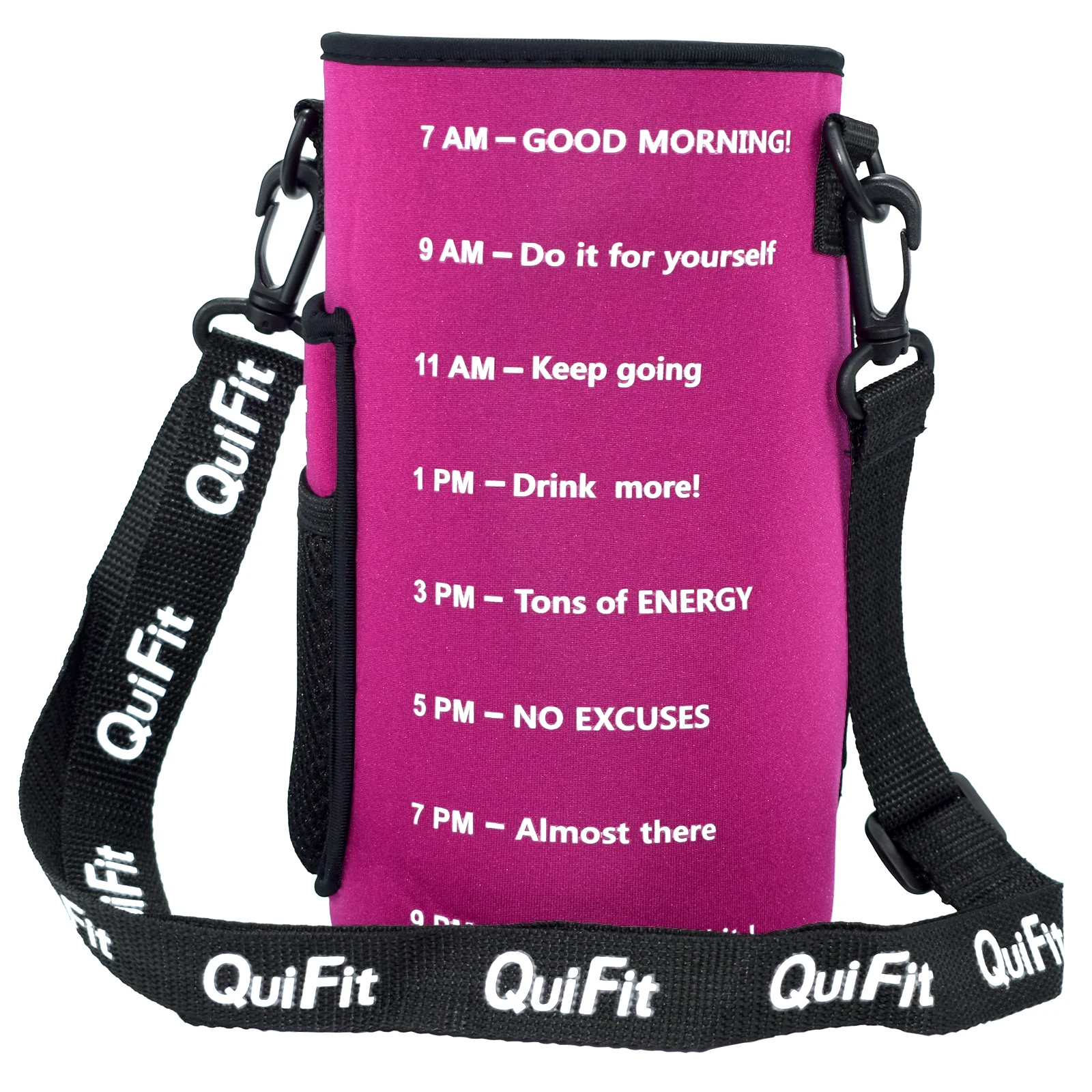 QuiFit спортивный держатель для бутылки с водой плечевым ремнем отлично подходит 128