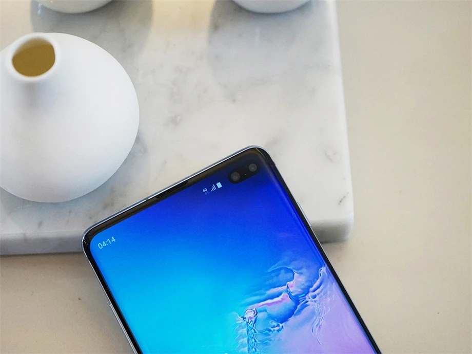 Samsung Galaxy S10 Plus S10+ G975F Android Мобильный Восьмиядерный Exynos 9820 8 Гб ram 128 ГБ rom 6," 5 камер NFC 4100 мАч
