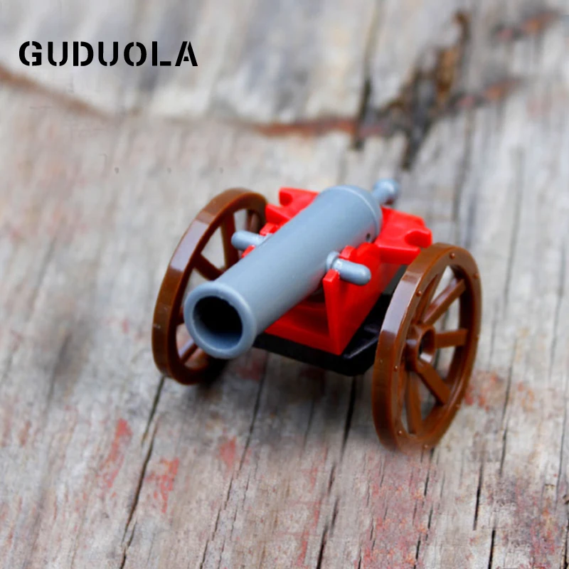 Guduola минифиговая пушка 2x8 (стрельба) 84943 2x4 база (2527) строительный блок MOC