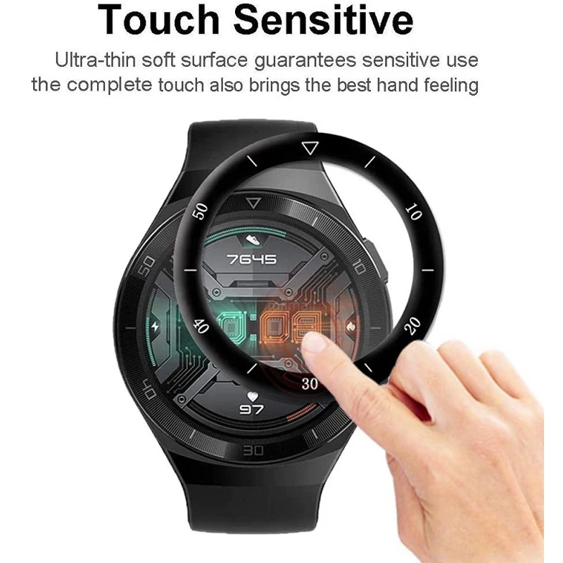

3D Protective Film Cover For Huawei Watch GT2e Full Screen Protector Composite flexible Film for Huawei GT2E gt2e Case