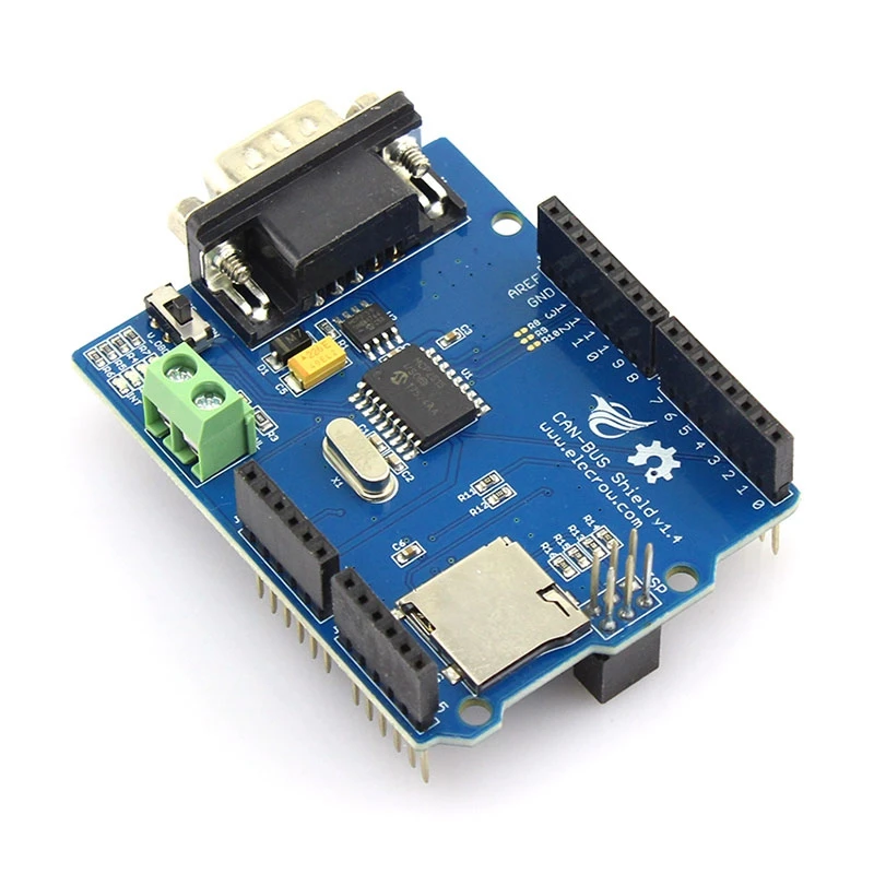 MCP2515 CAN BUS щит контроллера платы ELE Can Bus для Arduino Mega Leonardo | Электронные компоненты и