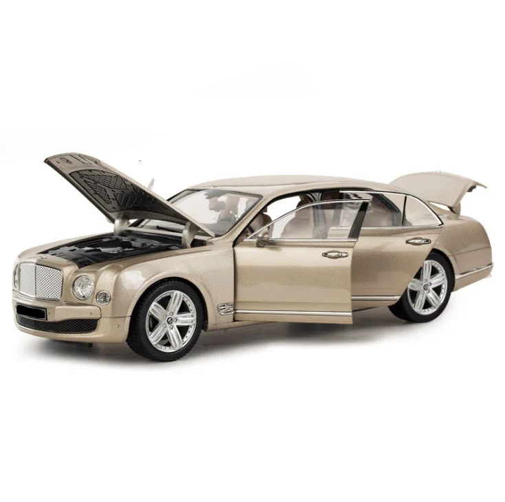 Высокая имитация 1:18 Mulsanne Limousine сплав литья под давлением модель автомобиля