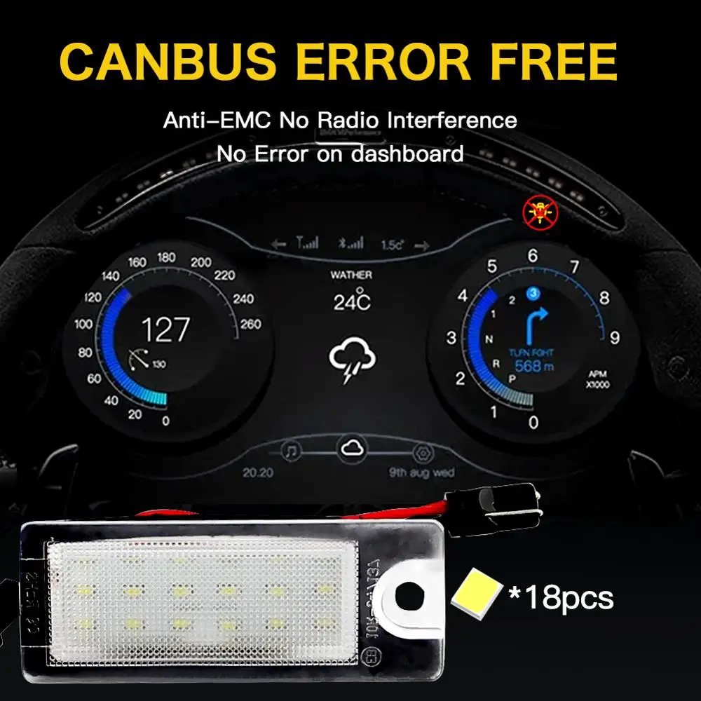 СВЕТОДИОДНЫЙ Автомобильный номерной знак CANBUS для VOLVO V701 2000 2007 XC701 2001 S60 2006 S80 1999 XC90