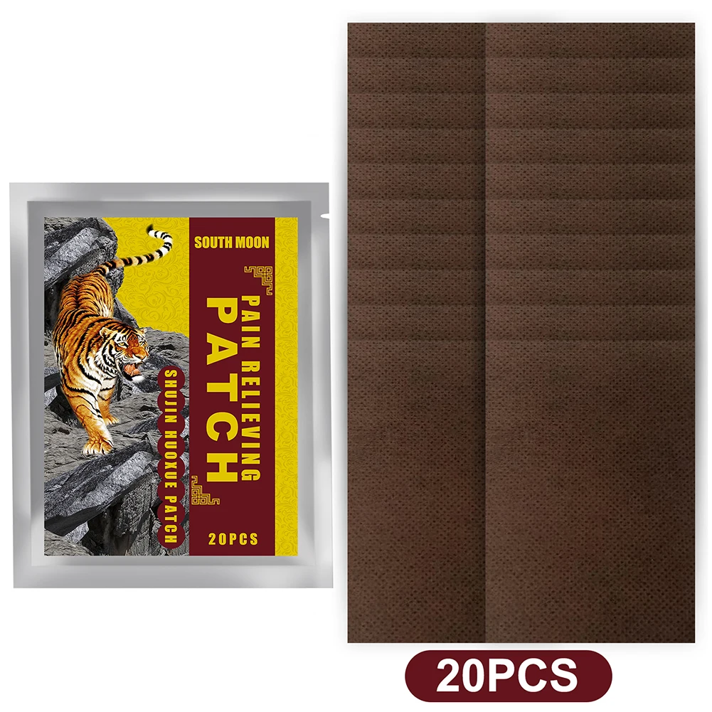 

20pcs Tiger Balm Plaster Pain Relief Patch Back Muscle Arthritis Joint Knee Arthritis Body Herbal Patch Pain Relief Health Care