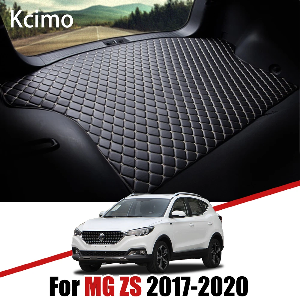 

Kcimo Leather Car Trunk Mats for MG ZS 2017 2018 2019 2020 Rear Cargo Liner MGZS Boot Tray Pad Auto Carpet Floor Mat