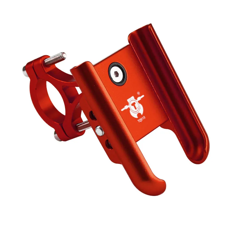 HANDLEBAR RED YPAY алюминиевый держатель для телефона на велосипед, мотоцикл, кронштейн заднего вида, настраиваемый держатель для телефона на мотоцикл, руль для велосипеда, крепление для телефона - Цвет: HANDLEBAR RED