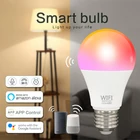 Умсветильник Wi-Fi лампочка 9 Вт с регулируемой яркостью E27 B22 Светодиодные лампочки совместимы с Amazon Alexa Google Home Assistant