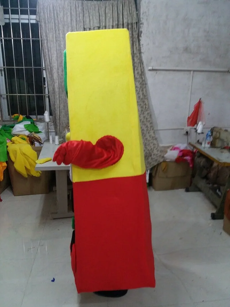 

Pizza Mascot Costume Advertising Restaurant Suit Fancy Character Mascot Costume Set Cosplay Party Game Dress Adult Halloween