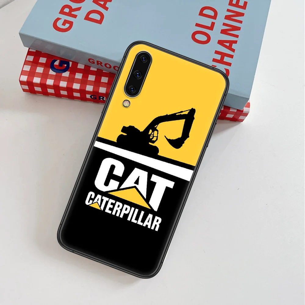 

Caterpillars Truck Cat Phone Case For Samsung Galaxy Note S 8 9 10 20 Plus E Lite Uitra black Back Trend Prime Tpu Coque 3D