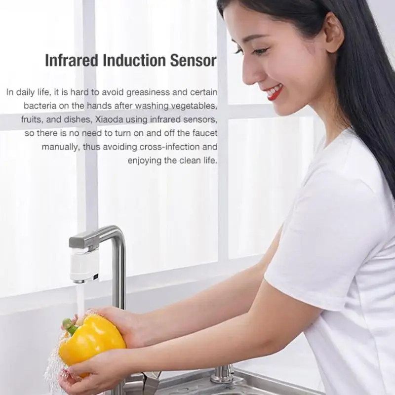 Xiaomi водопроводный кран расширитель сопла инфракрасный датчик устройство для крана Прямая кран с инфракрасным датчиком устройства