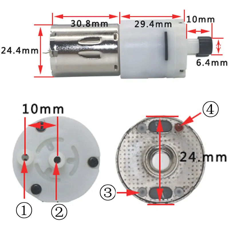 Водяной мини-насос с подачей воды 0 75 л/мин 60 кПа |