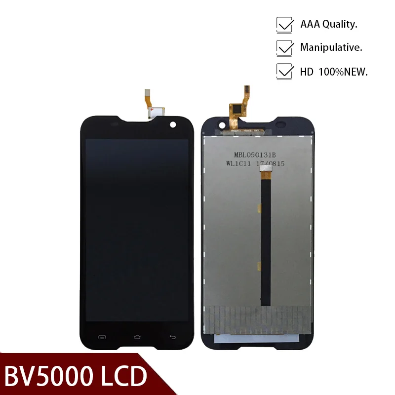 For 100% Original Blackview BV5000 LCD Display+Touch Screen Digitizer Assembly Replacement +Tools 1280X720 5.0 inch in stock