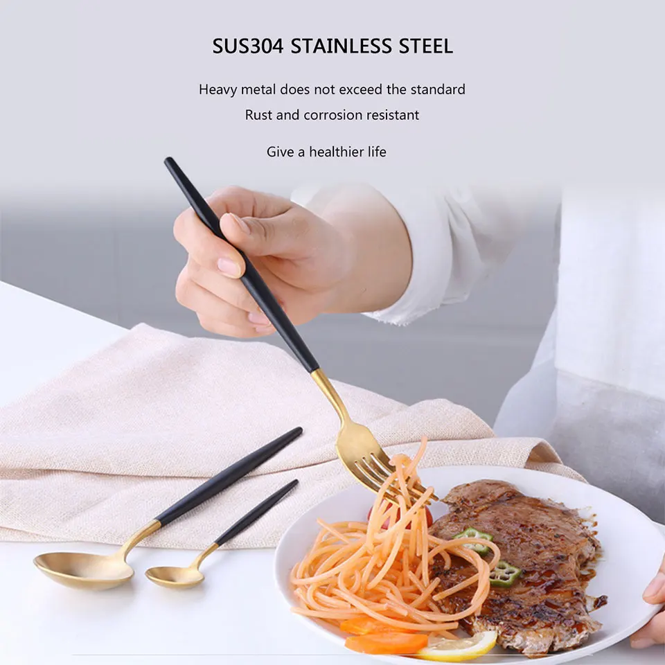 Набор португальских классических ножей/вилок/ложек серебристые розовые