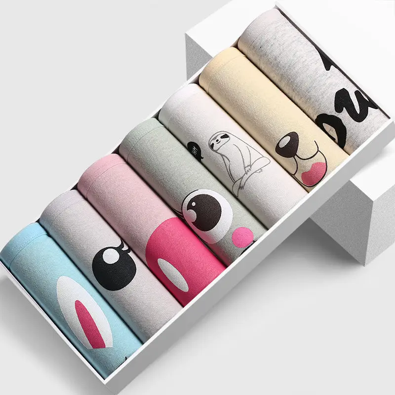 Трусы женские хлопковые с низкой посадкой нижнее белье Симпатичные трусики