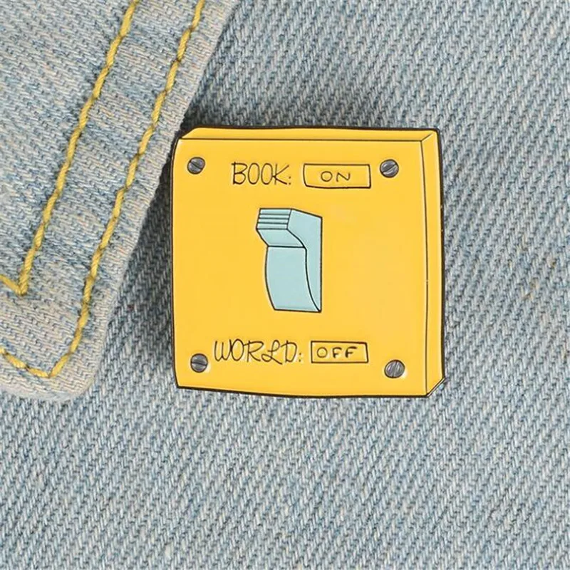 Креативный переключатель металлические украшения значки инструменты одежда