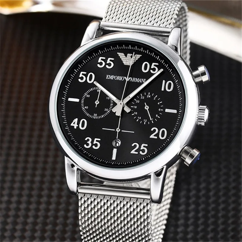 

Ar1 Luxury Brand women quartz Watches men Watch Stainless Steel Strap wristwatch classic watch father gift 529 orders
