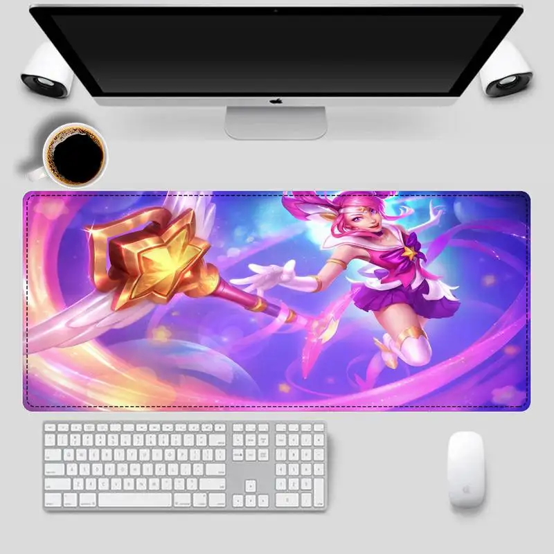 Прочный Коврик для мыши League of Legends Lux ПК геймерский коврик ноутбука Настольный