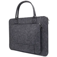 111315 617 inch laptop bag felt laptop sleeve notebook computer case carrying bag pouch with handle for asus lenovo
