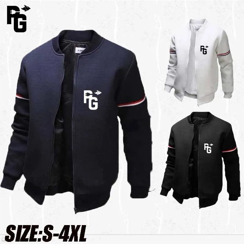 

Осенне-зимняя повседневная мужская куртка, бейсбольная куртка, уличная спортивная тонкая мужская куртка на молнии