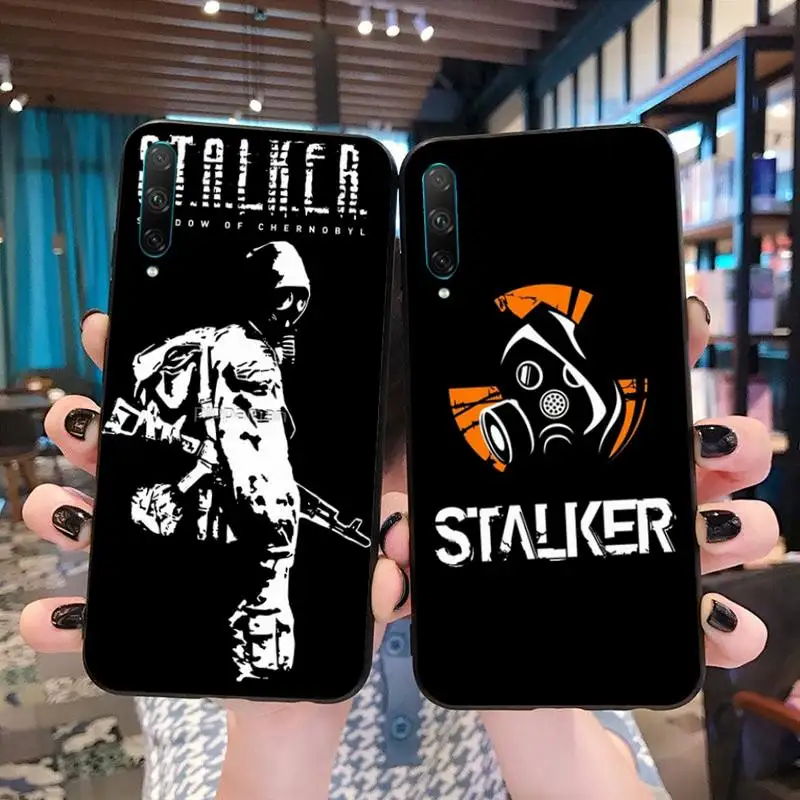 

HPCHCJHM stalker Black TPU Soft Phone Case Cover For Huawei Nova 6se 7 7pro 7se honor 7A 8A 7C Prime2019