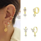 ISUEVA 18K Золотые заполненные Висячие серьги для женщин Серьги кубические бриллиантовые серьги ювелирные изделия для свадьбы