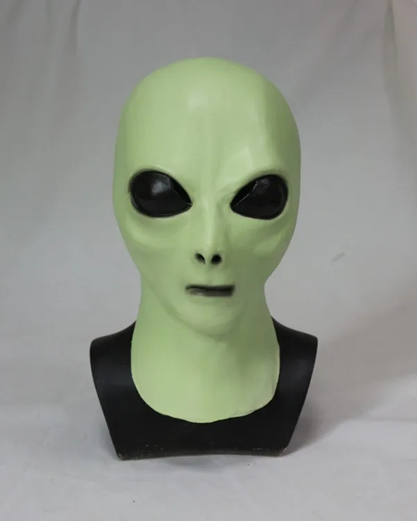 

Eco-friendly Deluxe Quality Amazing Latex Noctilucent Fluorescent Alien mask
