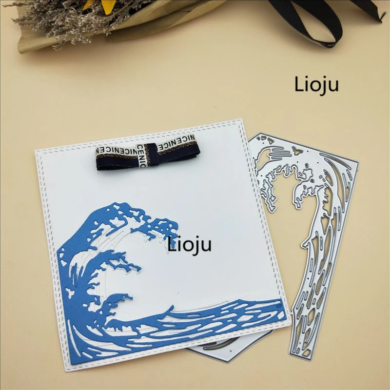 Металлические Вырубные штампы wave Ocean новинка 2019 для изготовления открыток сделай