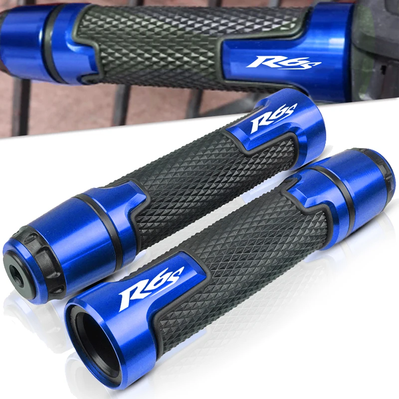 

7/8" 22MM CNC Motorcycle handlebar grip handle bar Motorbike handlebar grips FOR YZF R6S YZF-R6S 2006 2007 2008 2009