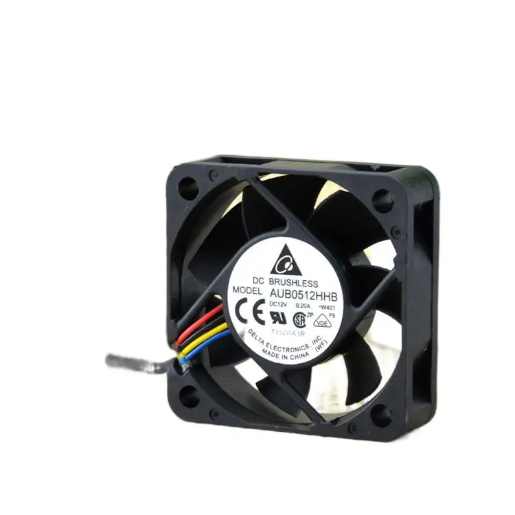 

Delta AUB0512HHB 5015 12V 0.20A 5cm 5cm 4-Wire Temperature Chassis Cooling Fan