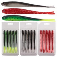 5pcsboard 13cm bionic fishing lure bait soft worms earthworm maggot grub artificial silicone fake lure fish accessories minnow