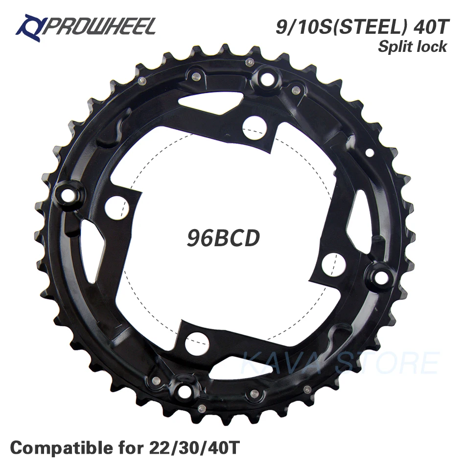 Круглая Звездочка PROWHEEL 64/96/104BCD для горного велосипеда звездочка 22/24/30/32/40/42/44T